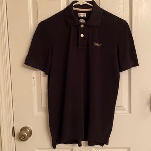 Levi’s Black Short Sleeve Cotton Polo Shirt Business Casual Size Small EUC